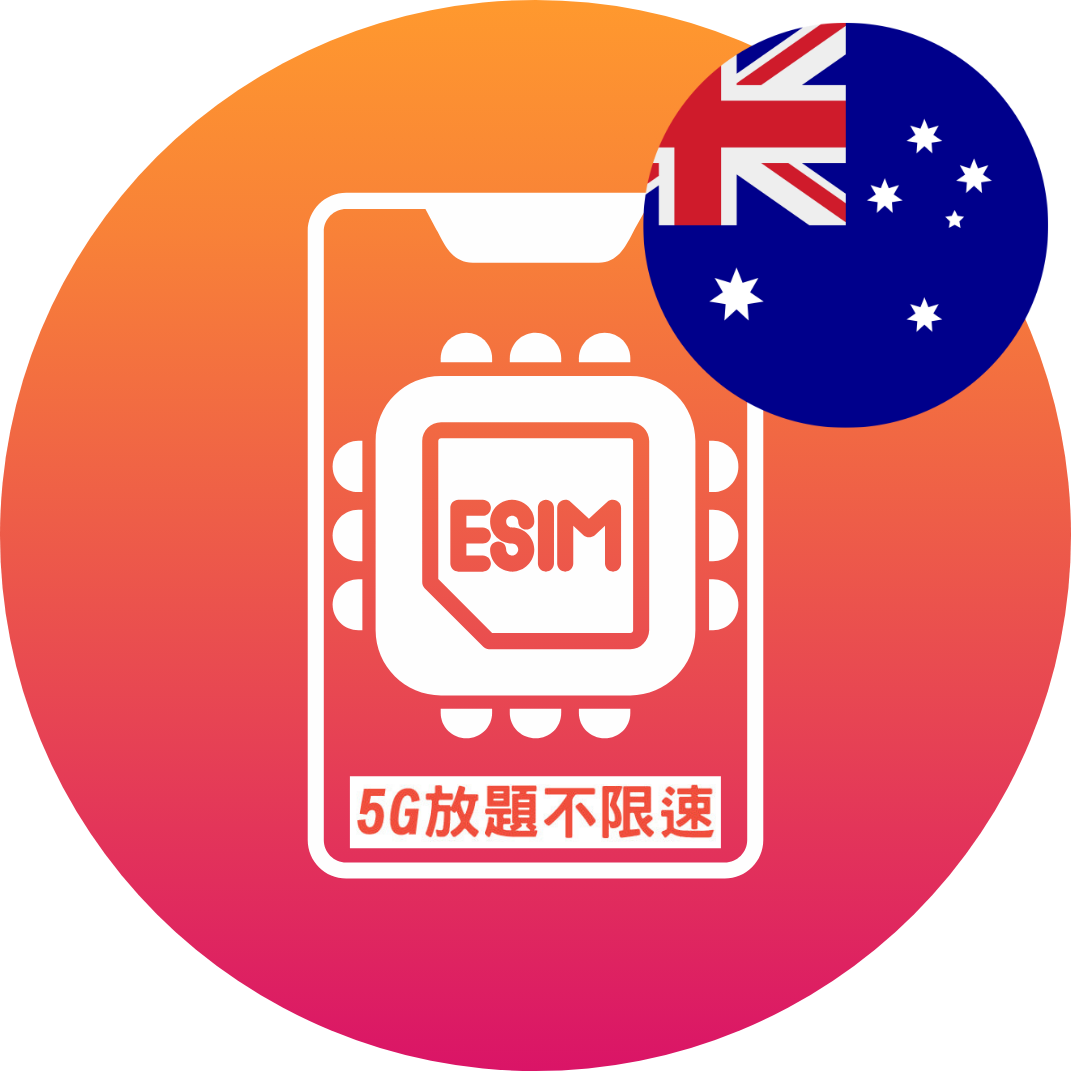 Topsi【澳洲】5G/4G 10/20/30日 數據任用 無限放題 上網卡